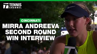 Mirra Andreevas Maturity  Cincinnati Second Round [upl. by Bate]