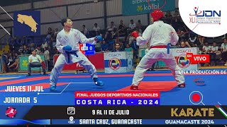 KARATE  FINALES  JDN Costa Rica MAÑANA JUEVES 11 de JULIO [upl. by Tjon617]