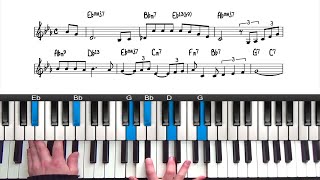 quotMistyquot Jazz Piano Tutorial The Easy Way To Learn Jazz Piano [upl. by Kaleena140]