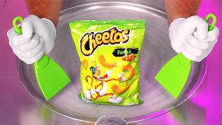 ASMR  Cheetos Ice Cream Rolls  relaxing crunchy and crisp Sounds  no talking Tingles amp Triggers [upl. by Ahsiemaj447]