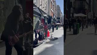 Grafton street Dublin Ireland  Amazing Busker [upl. by Leirvag882]