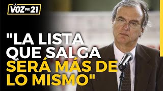 Carlos Basombrío ELECCIÓN MESA DIRECTIVA quotLa lista que salga será más de lo mismoquot La voz del 21 [upl. by Hadeehsar]