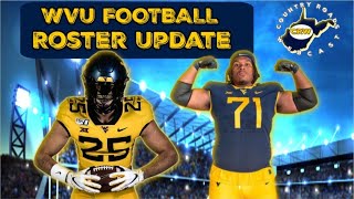 725 WVU Football Roster Update  West Virginia Mountaineers [upl. by Enyaw]