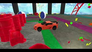 Mega Ramp Car stunts Simulator  Android GamePlay [upl. by Walter]