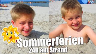 Sommerferien 24h am Strand 🌅 TipTapTube Ash5ive Echtso marieland [upl. by Aracaj512]