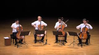 Monteverdi  Pur Ti Miro for cello quartet  The 4cellists [upl. by Tran]