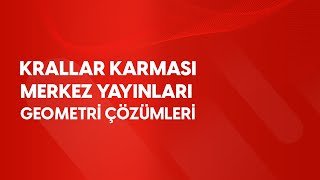 Krallar Karması TYT Denemeleri l Merkez Yayınları Geometri Çözümleri [upl. by Haikezeh18]