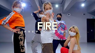 2NE1  FIRE  JJ choreography [upl. by Rasecoiluj]