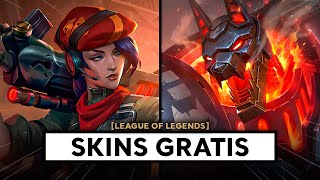 🎁 SKINS TOTALMENTE GRATIS PARA TODOS  League Of Legends [upl. by Oetsira]