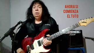 Ritchie Blackmore su musicalidad quotBurnquot solo tutorial [upl. by Lairbag998]