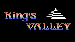 MSX Kings Valley  Longplay [upl. by Aeet]