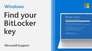 How to find your BitLocker recovery key  Microsoft [upl. by Susette]