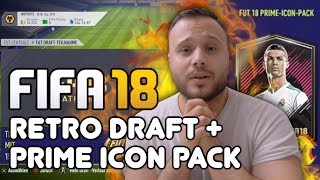 FIFA 18 RETRO FUT DRAFT 193  PRIME ICON PACK mit VADJAFIFA [upl. by Gnilyam]