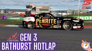 Assetto Corsa  BCRC Gen3 V8 Supercar  Bathurst Hotlap on Control Tyre  206097  Setup👇 [upl. by Anilosi]