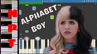 Melanie Martinez  Alphabet Boy  Piano Tutorial [upl. by Rechaba]