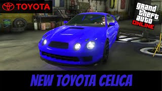 GTA 5 Online  NEW Karin Calico GTF Toyota Celica Customization Los Santos Tuners Update [upl. by Krista]