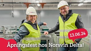 Åpningsfest hos Norsvin Delta på Løten juni 2024 [upl. by Tandy941]