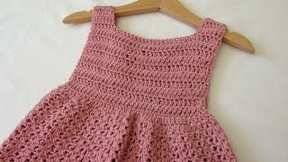 How to crochet an EASY party dress  any size [upl. by Sarge]