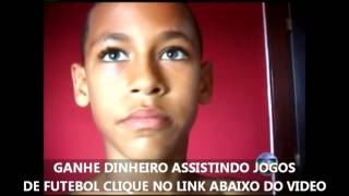 Neymar criança video Exclusivo do Fantastico [upl. by Inamik931]