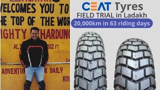 Intense Adventure Ladakh Tyre Tested on 20000 km Expedition [upl. by Hepsibah]