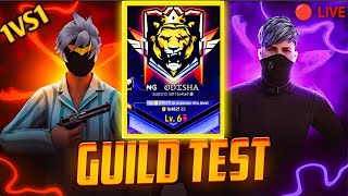 🛑LIVE GUILD TEST 1VS2  FF LIVE  GUILD TEST LIVE FREE FIRE LIVE 🥵😺gyangaming freefirelive [upl. by Driskill82]