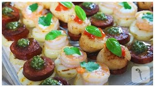 Simple Canapés  FoodPoint [upl. by Yelrah]