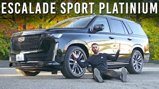 2022 Cadillac Escalade Sport Platinum Review True AMERICAN Luxury [upl. by Swain]