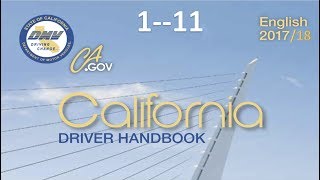 California Driver Handbook  AudiobookREAL VOICEDMV111 [upl. by Ailedroc]