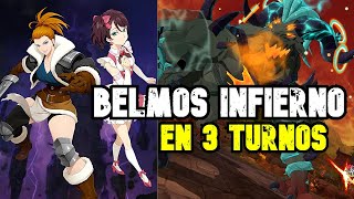 BELMOS INFIERNO EN 3 TURNOS CON THONAR Y ZANERI  Seven Deadly Sins Grand Cross [upl. by Ilegna]