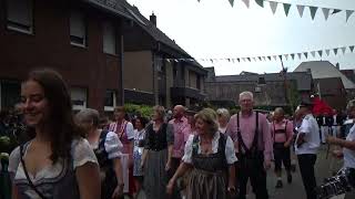 Brauchtum amp Tradition NRW  82 Schützenfest Roggendorf Thenhoven 2024 Parade am Ehrenmal [upl. by Libb943]