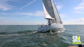 Jeanneau Sun Odyssey 349 Test Sail Republic Magazine [upl. by Bigler]