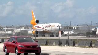 MD11 late takeoff at Miami [upl. by Rafi189]