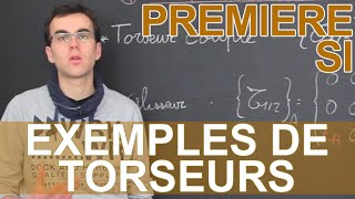 Exemples de torseurs  SI  1ère  Les Bons Profs [upl. by Iridis29]