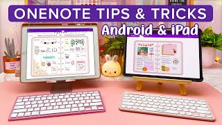 OneNote Tips amp Tricks  Android amp iPad Digital Planning on OneNote Planner [upl. by Michaeline]