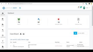 Advocates Diary  Online Legal Case Management Application [upl. by Drauode]