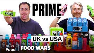 US vs UK Prime  Food Wars  Insider Food [upl. by Ylloj249]