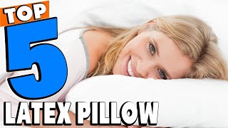 Best Latex Pillow Reviews 2024  Best Budget Latex Pillow Buying Guide [upl. by Sidonnie]