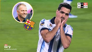 Mikel Merino vs Barcelona  Solid Midfielder  BARCELONA TARGET 🎯🔵🔴 [upl. by Bell]