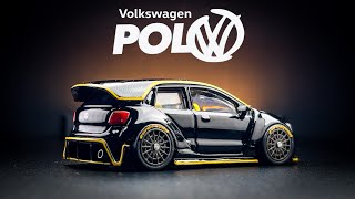 Volkswagen Polo 2 doors with wide BodyKit Tomica Custom [upl. by Brittani]