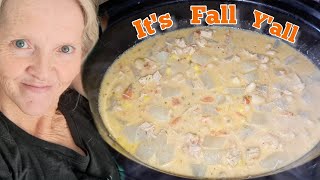 Easy Fall Soup Recipe Using What You Have Food Bank Pantry Items [upl. by Chucho]