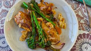 Chicken and Tenderstem® bake with Durban spices recipe by Zoe Adjonyoh [upl. by Idnyl797]