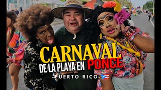 FUETAZOS😈CULTURA y 🎉FIESTA I Así la pasamos en el CARNAVAL de VEJIGANTES de la Playa de 🦁 PONCE 🇵🇷 [upl. by Skardol]