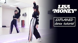 LISA  MONEY Dance Tutorial  Mirrored  Explained [upl. by Ailefo]