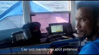 Mencari spot mancing di GPS Fishfinder Garmin Echomap 65CV [upl. by Bromley]