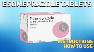 Esomeprazole tablets how to use Mechanism of action Uses Dosage Side Effects [upl. by Dede130]