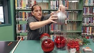 DIY Christmas Bulb Topiary [upl. by Norvin]