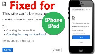 Solved  This Site Cant be Reached on iPhone  iPad [upl. by Adnale]