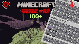 I Collected 100 Elytras in Minecraft Hardcore Hindi [upl. by Euqininod]