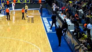 Mirsad mola alır Obra reis köpürür  Mirsad gets time out Obradovic goes mad [upl. by Kleper]