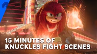 Knuckles  Every Fight Scene  Paramount [upl. by Bonar]